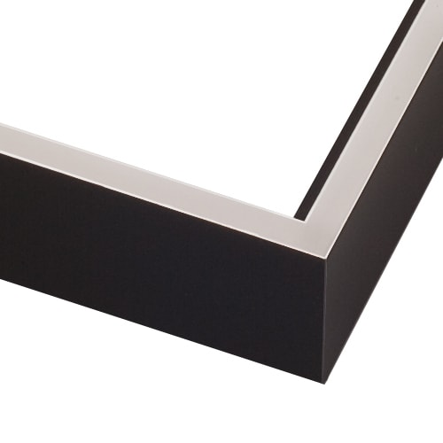 CF7 - CF7 - Large Canvas Floater - Black w/ Silver